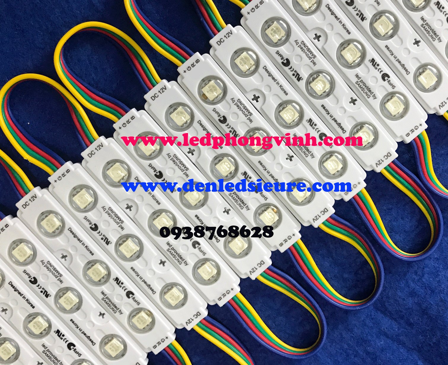 LED MODULE 3 BÓNG RGB SIÊU SÁNG