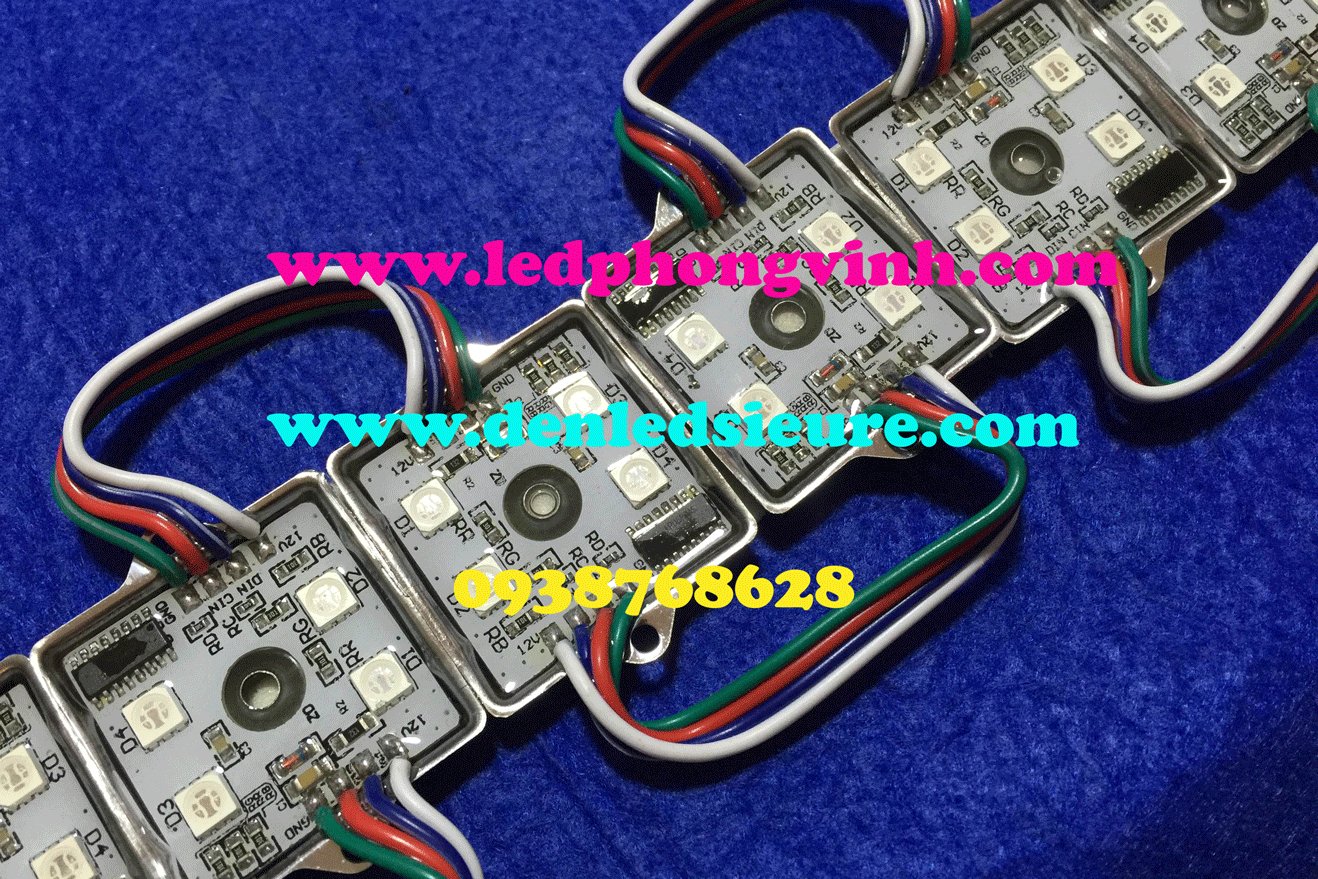 LED MODULE 4 BÓNG FULL MÀU IC 6803