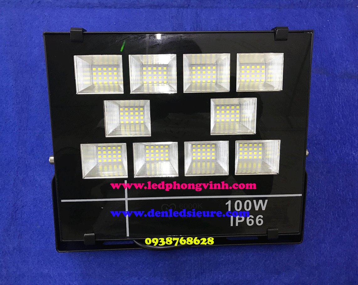  Đèn pha led 100W dạng khung cửa sổ