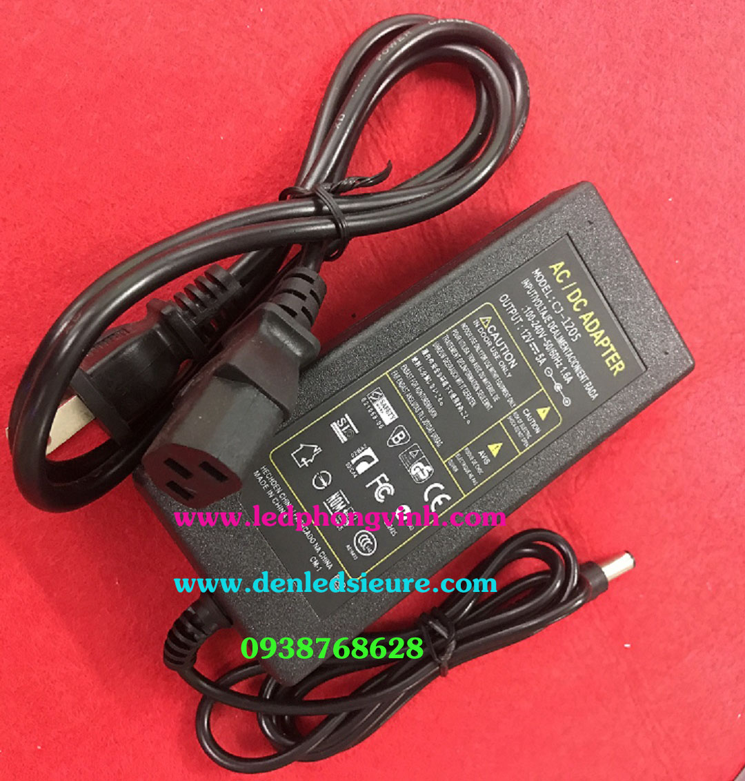 NGUỒN ADAPTER 12V5A LOẠI TỐT